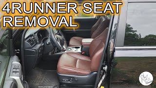 Toyota 4Runner Front Seat Removal (5th Gen)