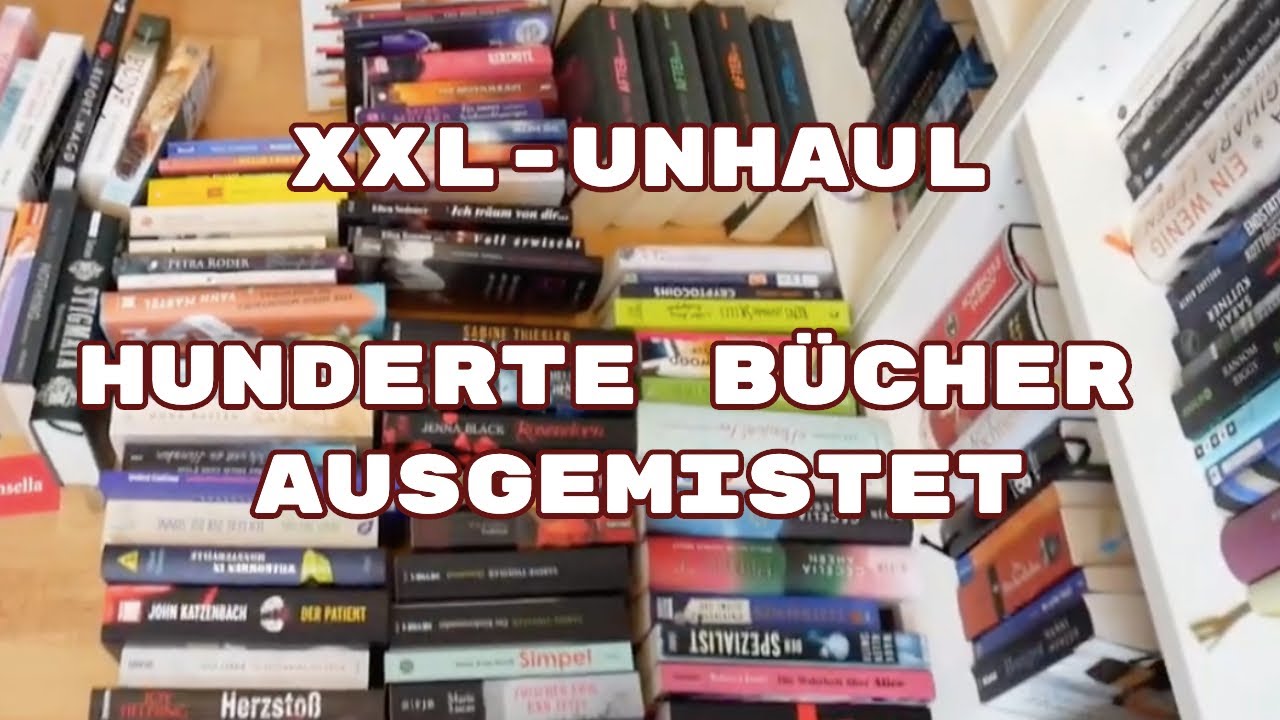 XXL-Book-Unhaul: Bücherzimmer ausgemistet! Hunderte Bücher müssen WEG