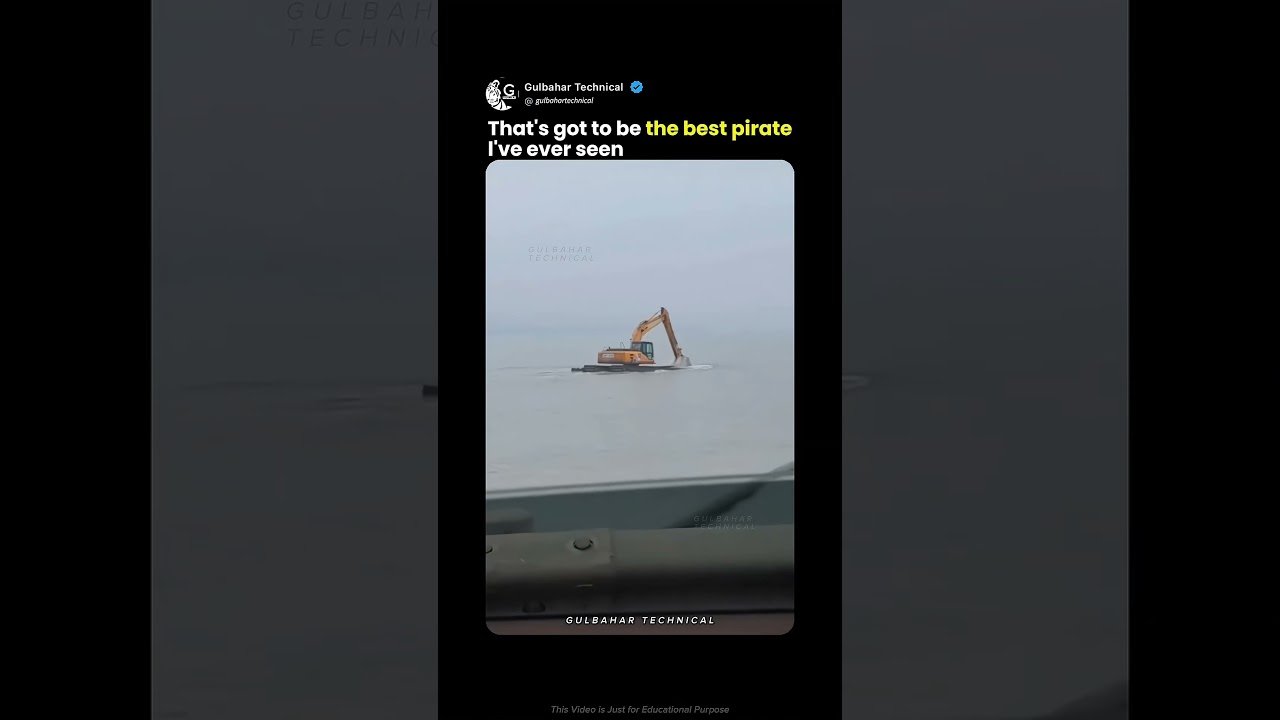 That’s Got To Be The Best Pirate Ever | When A JCB Crosses The Sea Like Jack Sparrow 🌊🚜