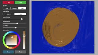 Doodling in David Li's WebGL Paint program!