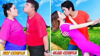 Fat Couple vs Thin Couple | Funny Fat People vs Thin People #6