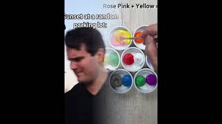 The Sunset At Home Vs At A Random Parking Lotamazing funny acting pov tranding duet viral