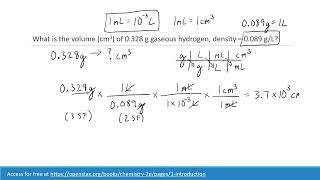 OpenStax Chemistry Solutions: Chapter 1 Exercises 80 and 91b