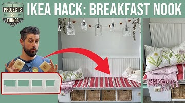 IKEA HACK | $40 Kallax Shelf Becomes Upscale Bench Seating | DIY build.