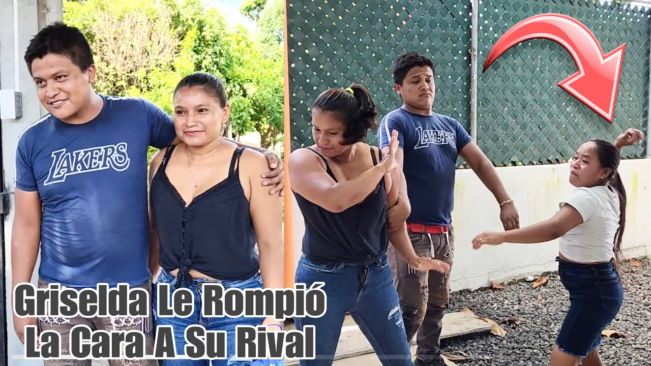 Griselda Saco A Pedradas A Jucho Y Su Novia|En Plena Fiesta Con Mucho Coraje Y Le Truena La Cara