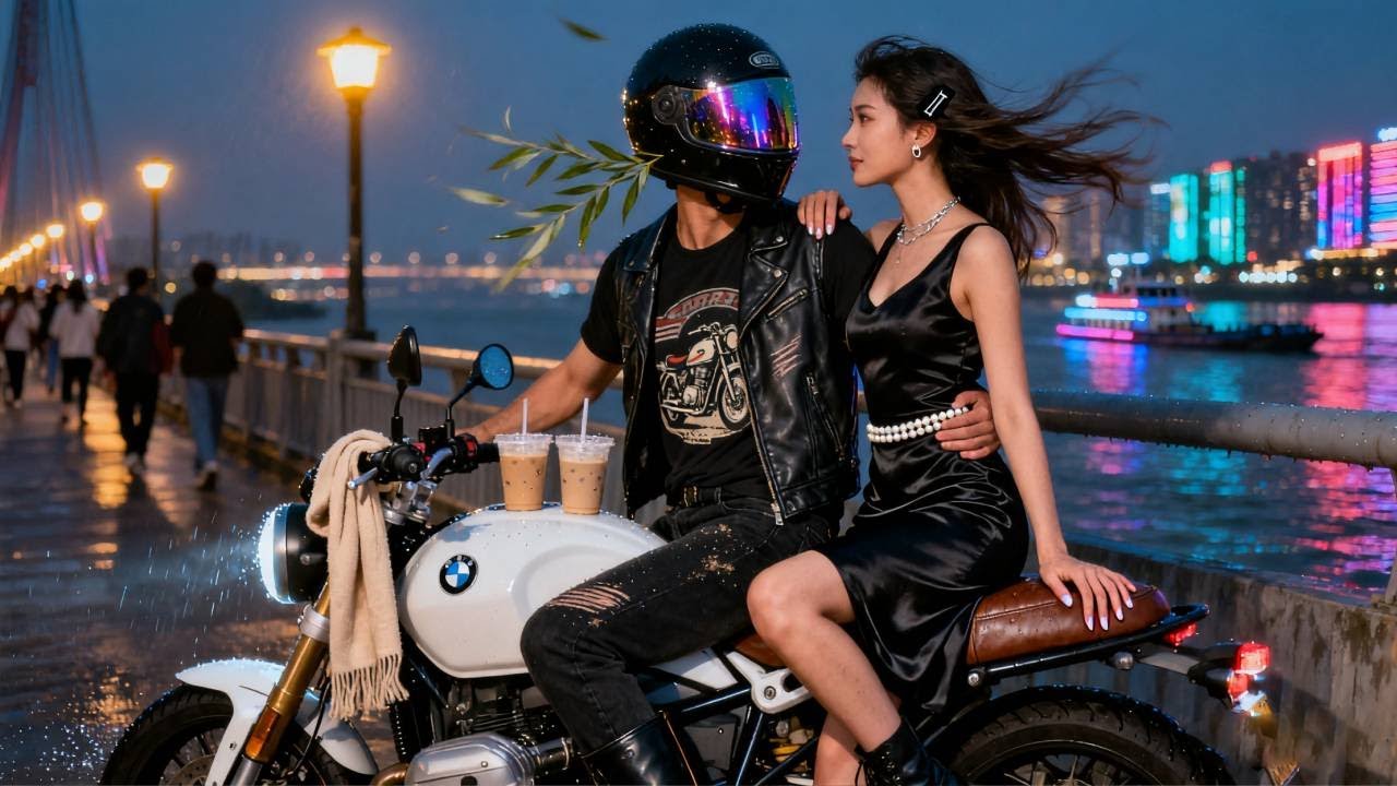 Skateboard Bearings Hum, Bike Engine Purr – Their Chat Began 