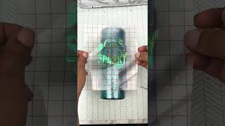 Polycrylic acrylic snow globe tumbler