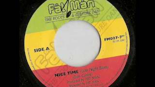 Don Carlos - Nice Time extended with Dub - Fat Man Records chords