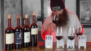 Can I Rank 4 Cabernets From $15 to $150 by Price (Blind Tasting)