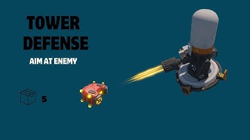 How to make a Tower Defense Game (E05 AIMING) - Unity Tutorial