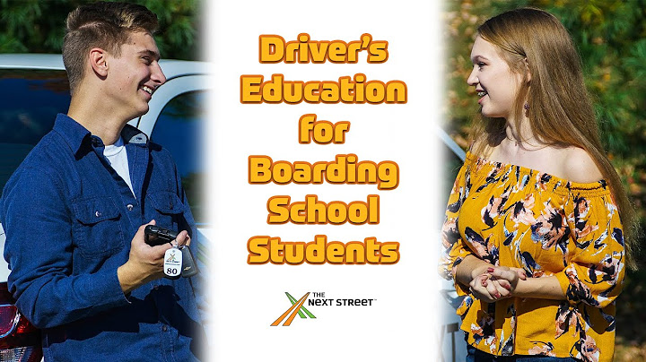 Driver's Ed for Boarding School Students