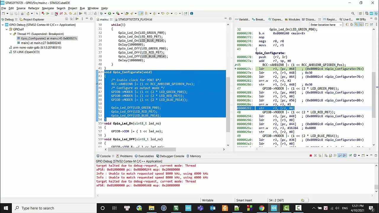[Arm Cortex M3M4M7] Bài 33 Function Được Execute Ở Ram YouTube