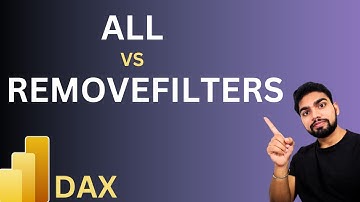 ALL vs REMOVEFILTERS Differences in POWER BI DAX functions