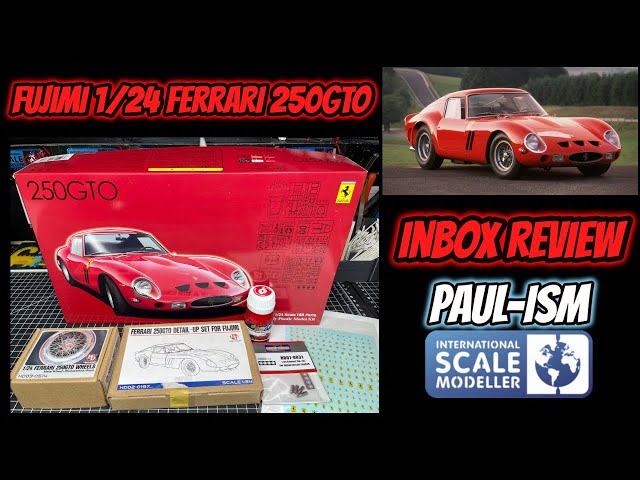 Fujimi 1/24 Ferrari 250GTO InBox Review - YouTube