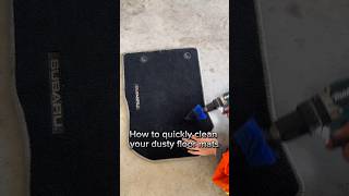 How to Quickly Clean Dusty Floor Mats #cleaning #floormat #cars #diy #carcleaningtips #carcleaning