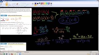 Algebra 2 - 9.5 - Lesson (Addition, Subtraction, and Complex Fractions)