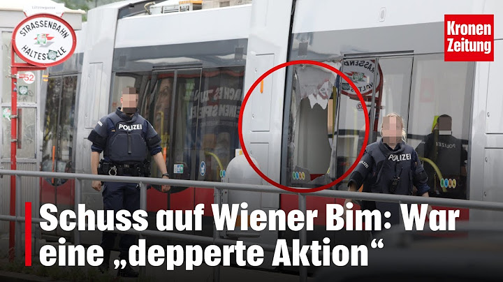 Schuss auf Wiener Bim: War eine „depperte Aktion“ | krone.tv NEWS