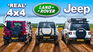 Jeep против Land Rover против INEOS: Экстремальная проверка бездорожьем!