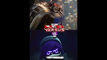 Megatron (Transformers One) vs Uzi (Murder Drones)