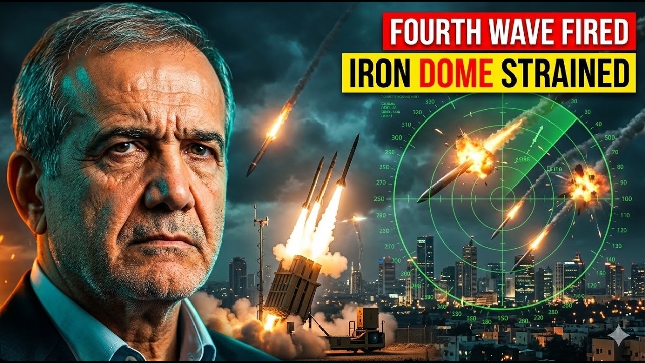 Fourth Missile Wave: Iron Dome & Patriot Systems Overwhelmed by Iran's Revenge