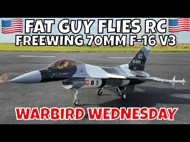 WARBIRD WEDNESDAY FREEWING F-16 70MM V3 by FGFRC #aviation #rcjets