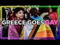 GREECE INVENTS GAY MARRIAGE