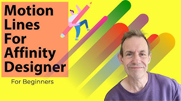 How To Create Diagonal Motion Line Effect In Affinity Designer Tutorial