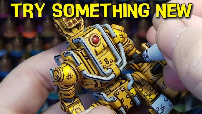 Borderlands style Tau Warhammer 40k paint scheme. Extremely