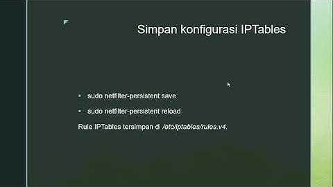 FIREWALL DENGAN IPTABLES