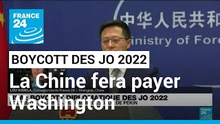 La Chine promet que les Etats-Unis "paieront le prix" du boycott diplomatique des JO 2022