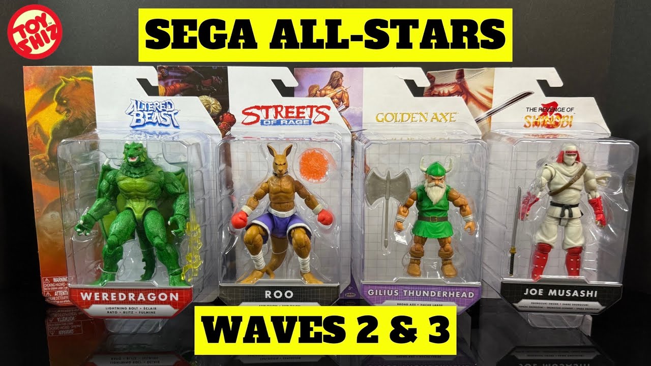 2025 SEGA ALL-STARS WAVES 2 & 3 | Shinobi/Altered Beast/SoR/Golden