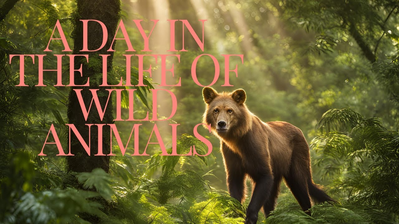 A Day in the Life of Wild Animals: Up-Close Encounters in Nature!