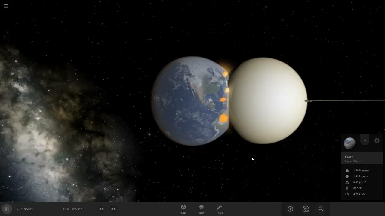 What If Venus Crashed Into Earth? YouTube
