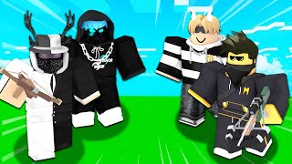 Fake Youtuber Squad in Roblox Bedwars...