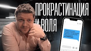 Прокрастинация и сила воли. Откуда берётся лень у не ленивых? Как развить силу воли?