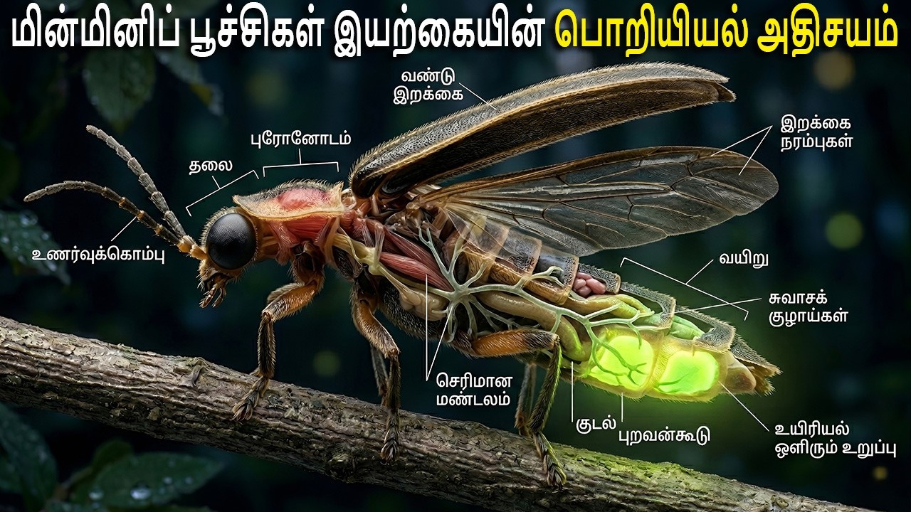 மின்மினிப் பூச்சிகள் இயற்கையின் பொறியியல் அதிசயம் | The Hidden Chemistry of the Firefly’s Flame