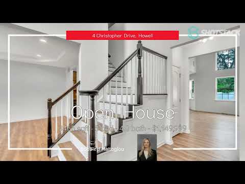 4 CHRISTOPHER DRIVE, Howell, NJ home video tour
