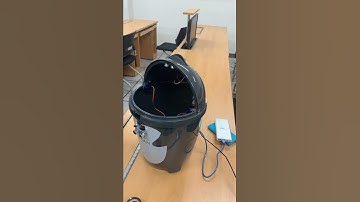스마트 휴지통 충격센서 시연영상