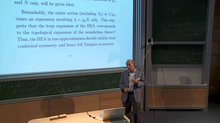 John Schwarz - N = 4 Super Yang-Mills Theory on th...