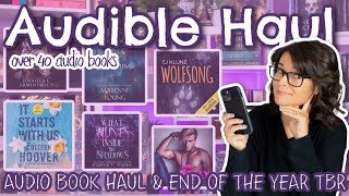 Audible Book Haul (2022) | End of the year TBR