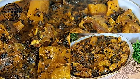 PERFECT WAY TO MAKE OFE ONUGBU NDI ANAMBRA (BITTER LEAF SOUP)HOW TO MAKE RICH BITTER LEAF SOUP #nig