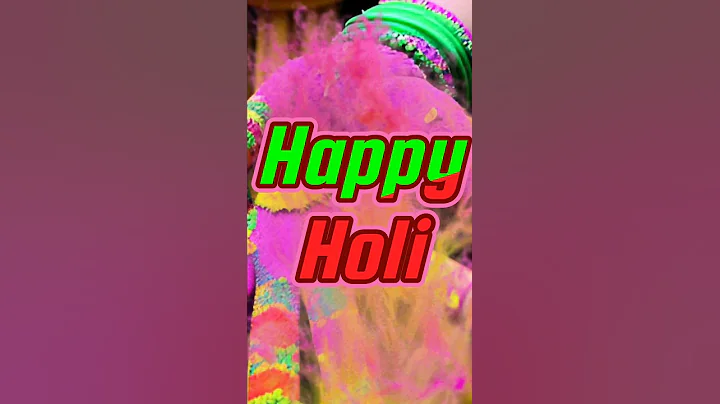 Happy Holi | Happy Holi Wishes | Holi Greetings | #shorts Holi Wishes status | #holi #wishes Holi