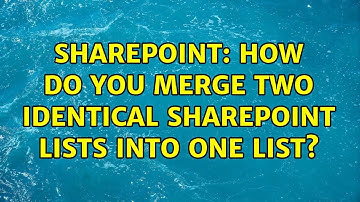 Sharepoint: How do you merge two identical SharePoint Lists into one list? (2 Solutions!!)