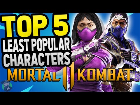 MK11 Top 5 LEAST Popular Characters! | Mortal Kombat 11