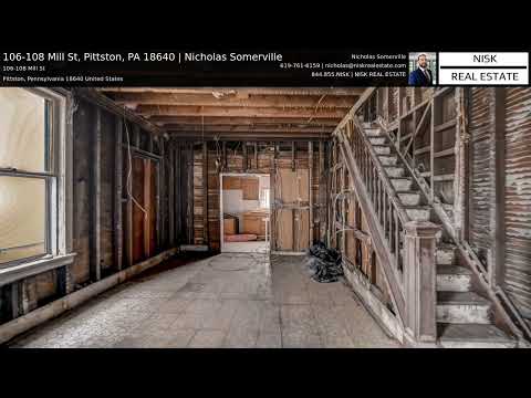 106-108 Mill St, Pittston, PA home video tour
