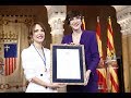 Discurso de Paula Ortiz, Medalla de las Cortes de Aragón 2019