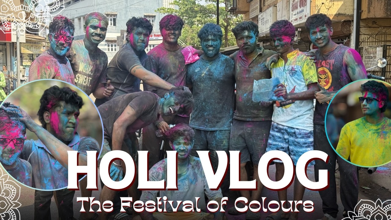 गावातली रंगपंचमी 🔥 | धम्माल, डान्स आणि रंगांची बरसात! | Vlog No.09