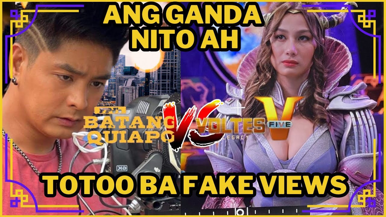 BATANG QUIAPO VS VOLTES FIVE LEGACY YOUTUBE VIEWS ISSUE YouTube batang-quiapo-vs-voltes-five-legacy-youtube-views-issue-youtube