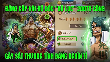 HUYỀN THOẠI HẢI TẶC - ĐÔ ĐỐC BÒ LỤC 15SAO GERMA 4 VÀ MÀN KẾT HỢP VỚI BỐ GIÀ RÂU TRẮNG DAME NGHÌN TỈ.