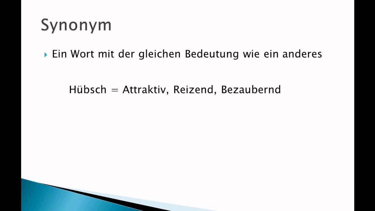Synonym Definition YouTube